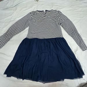Cute Striped Girls Dress