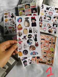 Kawai Anime Sticker Sheets