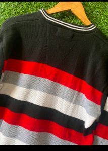 Red &amp; Black Unixes Stylish Korean Sweater