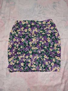 Floral Mini Skirt
