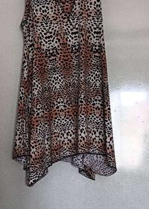 Retro Cheetah Print Dress