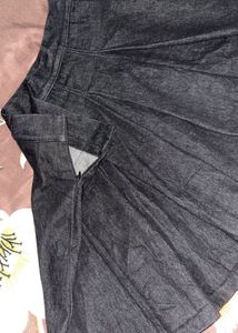 Dark Wash Denim Skirt
