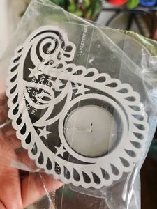 White Candle Holder