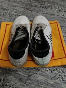 White Graphic Sneakers