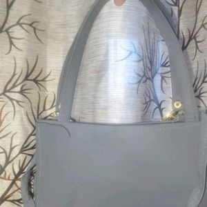 Gray Quilted Bag