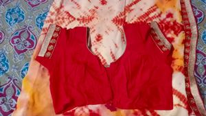 Pure Georgette Elegant Saree With Blouse
