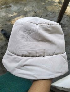 Beige Bucket Hat