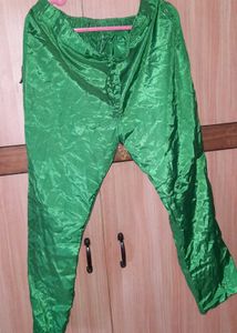 Golden And Green Kurta Set