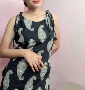 Paisley printed cotton kurti