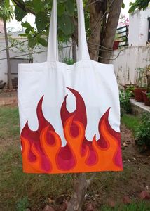 New Multi Flames Tote Bag