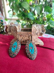 Afgani Teal Earrings