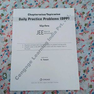 JEE Advanced Algebra by G. Tewani