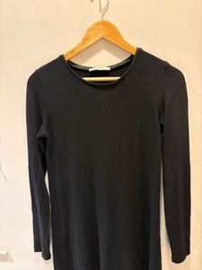 Black High Low  Mini Dress