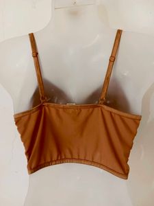 DARK NUDE CORSET TOP
