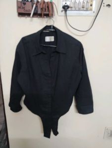 Black Bodysuit Shirt