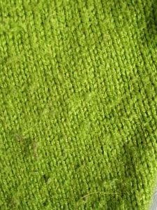 Cute Green Knitted Baby Outfit