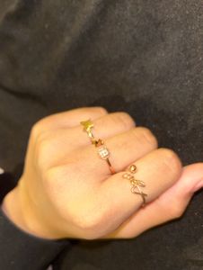 Cute Gold Rings - Set of 3