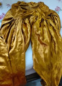 Golden Embroidered Kurta Set