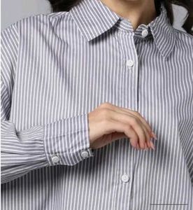 Striped Button-Down Shirt