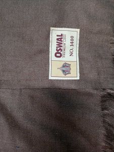 Oswal Brown Wool Scarf