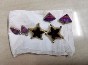 Terracotta Earrings - Any 3 Set (Your Choice)