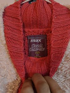 Max High Neck Sweater With Fur Jacket