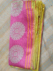 Yellow Saree For Haldi Occasion In Good Condition