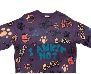 Graphic Print Crewneck Sweatshirt