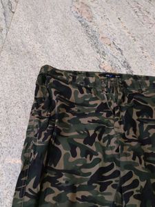 Camo Print Jogger Pants