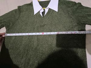 Korean Full sleeves Collar T-shirt