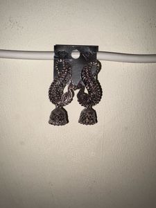 Peacock Jhumka Earrings