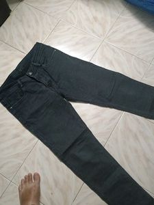 Dark Black Denim Jeans