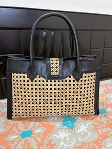 Vintage Woven Handbag