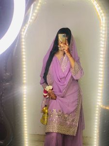 Sharara Suit Set With Duppta