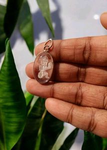 Price Drop⬇️Clear Quartz Hanumaji Crystal Pendant