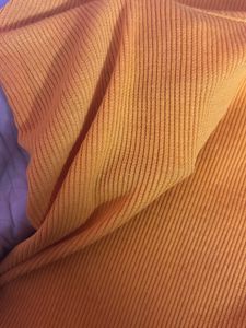 Orange Ribbed Cropped Tank🧡