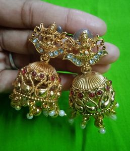 Lakshmi Devi Gold Plated-matte Haram