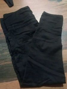 High Waisted Black Pants