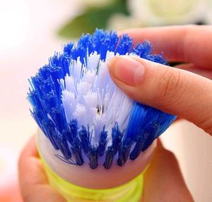 Cleaning Brush Cum Liquid Dispenser