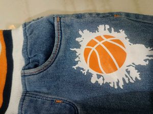 Boys Basketball Denim Pants