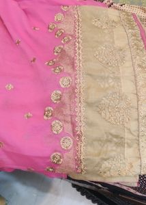 Light Pink Heavy Style Saree