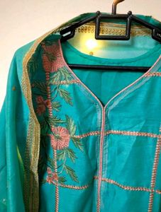 Party Wear  Heavy Kurta Pant Dupatta 3pc Set