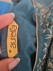 Emerald Green Embroidered Kurta