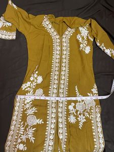 Autumn Lane Embroidered Co-ord Set- S