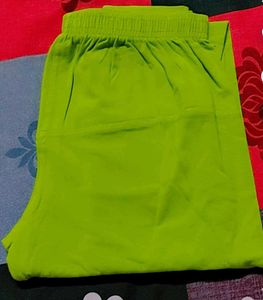 Lime Green Casual Leggings