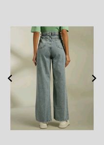 Wide Leg Acid Wash Jeans