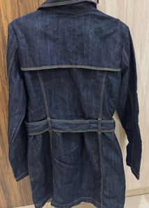 Baccini Denim Trench Coat