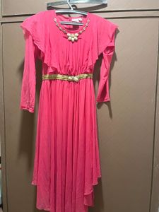 Elegant Pink Party Dress
