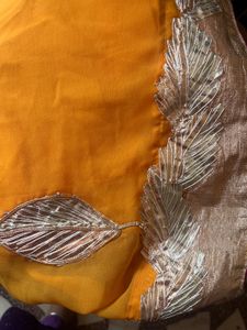 Orange Ethnic Skirt
