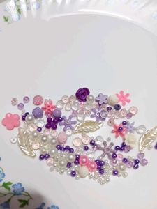 Purple And PINK Beads 🍇🍑